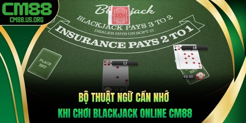 Bộ thuật ngữ “đỉnh cao” cần nhớ khi chơi Blackjack online cm88