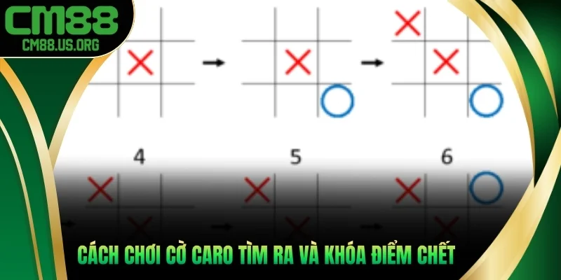 Cách chơi cờ caro tìm ra và khóa điểm chết